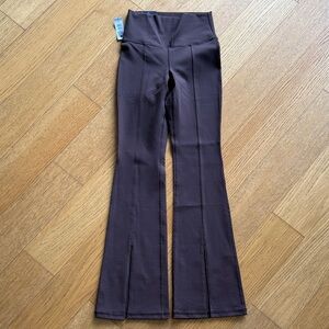 Aritzia Brown Flared Leggings
